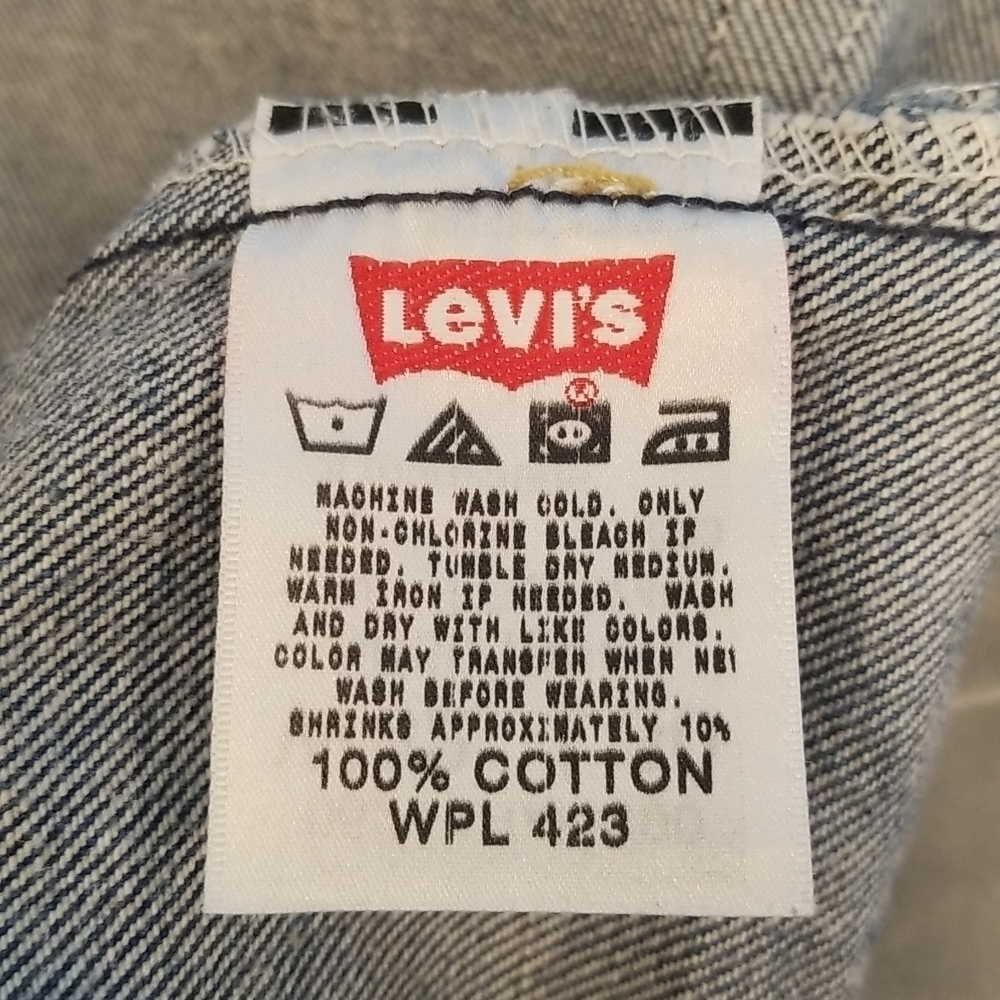 💕LEVI'S💕 501 XX Straight Leg Button Fly Vintage Mom Jeans 100% Cotton W32 L30 - Picture 14 of 16